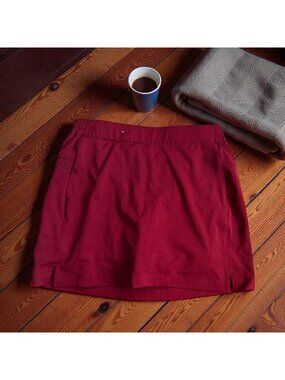 LADY HAGEN Burgundy Golf Pickleball Tennis Active Skort Size Medium